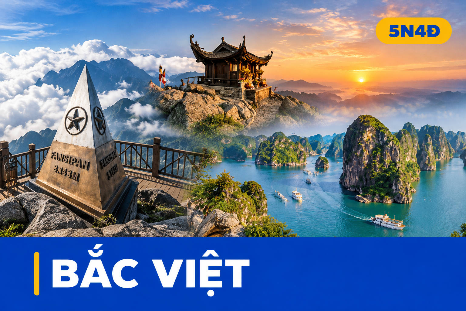 SAPA- HÀ NỘI- YÊN TỬ- HẠ LONG  [GỒM VMB]
